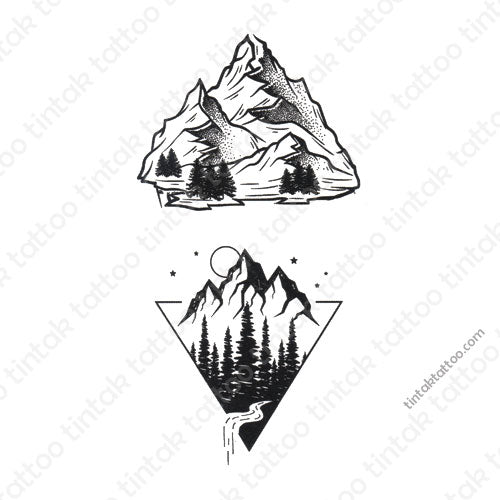 Minimalist Temporary Tattoo Sticker 001-1