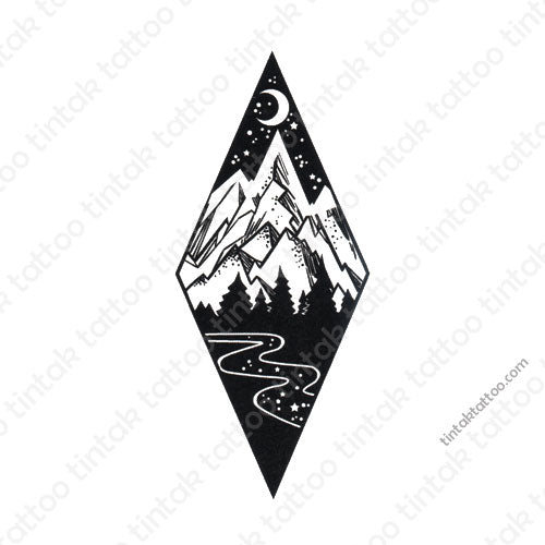 minimalist Temporary Tattoo Sticker Design