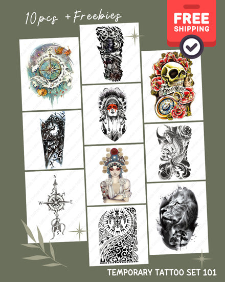 Temporary Tattoo Set 101 Cover