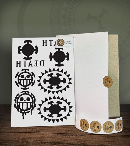 Trafalgar Law - One Piece Temporary Tattoo 02