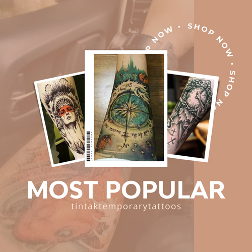 Temporary Tattoo Most Popular Collection Cover