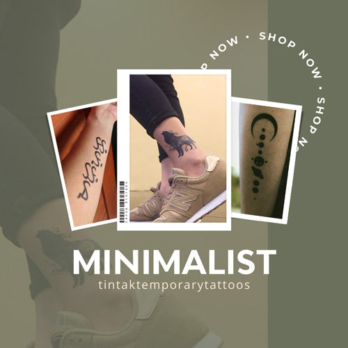 Temporary Tattoo Minimalist Collection Cover