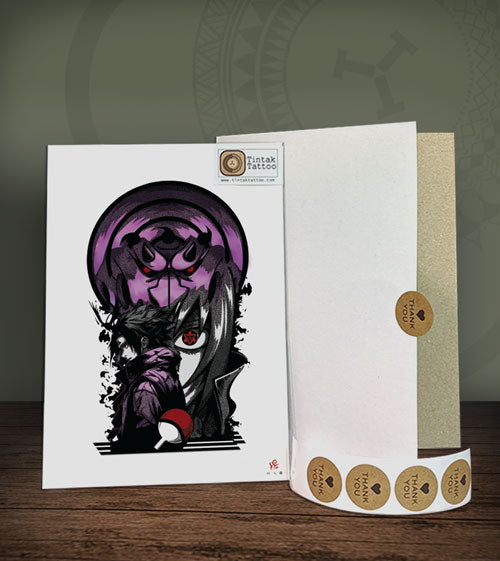 Sasuke Temporary Tattoo 020