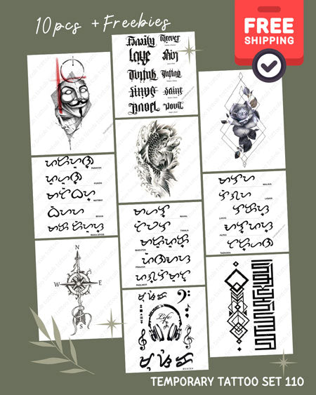 Tintak Temporary Tattoo Sticker Set/Bundle Cover