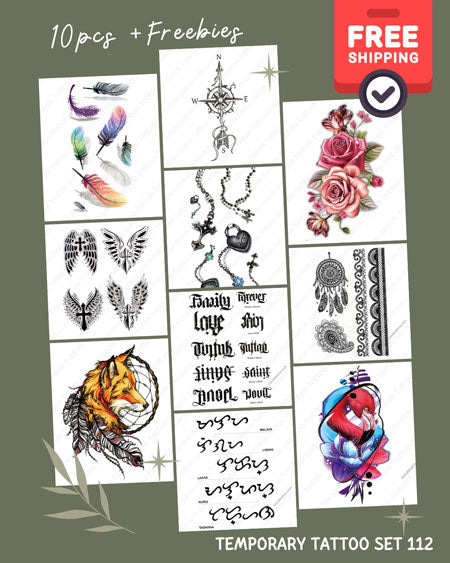 Tintak Temporary Tattoo Sticker Bundle Cover