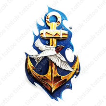 Load image into Gallery viewer, anchor Temporary Tattoo Sticker design