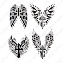 Load image into Gallery viewer, Angel Wings Temporary Tattoo Sticker Design