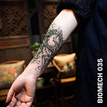 Load image into Gallery viewer, Biomechanical Temporary Tattoo Sticker on Arm