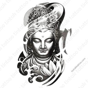 Buddha Temporary Tattoo Sticker Design