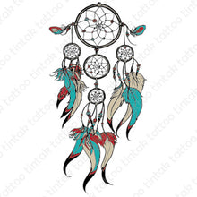 Load image into Gallery viewer, Dream Catcher Temporary Tattoo 631